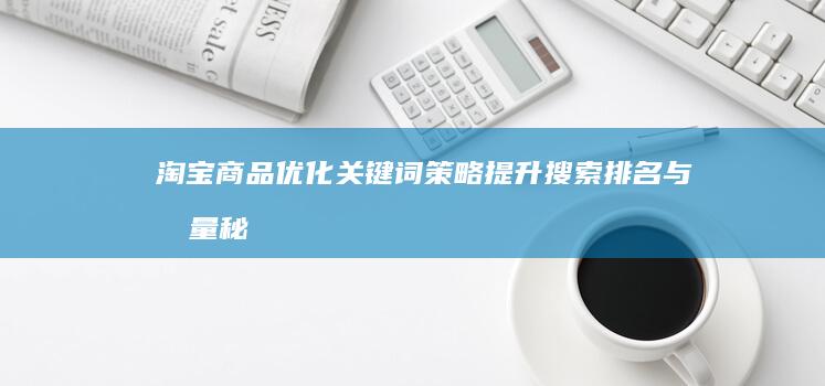 淘宝商品优化关键词策略：提升搜索排名与流量秘籍